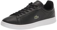 Tênis Lacoste Carnaby Pro para homens preto/cinza tamanho 8