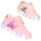 Tenis Led Luz pisca Feminino infantil meninas criança