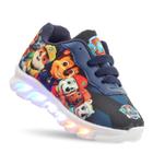 tenis led luzinha infantil patrulha canina masculino