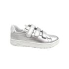 Tenis Marina Mello Casual De Couro 47026 Prata/Branco