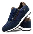 Tenis Masculino Azul Confortavel Modelo Jogger