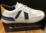 Tenis masculino branco acostamento