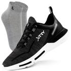 Tênis Masculino Corrida Caminhada Academia Macio X-Try + Meia Lupo Original