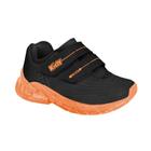 Tênis Masculino Infantil Kidy Calce Fácil Flex Light 020-0167 Preto