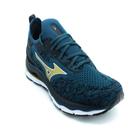 Tênis Masculino Mizuno Wave Mirai 4 - Azul E Dourado