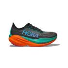 Tênis Masculino Running Hoka Mach X2 1155119 Preto/Verde/Laranja