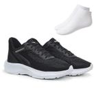 Tênis Masculino Sport Running Solado Alta Performance Comfort Para Corrida + Meia Soquete