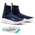 Tênis Meia Polo Joy Masculino Leve Conforto + Chinelo Casual