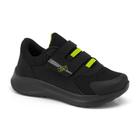 Tênis Menino Klin Freedom Kids - Preto/Geelo/Verde Lima