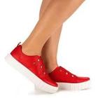 Tênis Mississipi Casual Flatform Vermelho Q7292