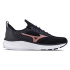 Tênis Mizuno Cool Ride 2 - Feminino - Preto-Rosa