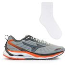 Tênis Mizuno Masculino Wave Dynasty 5 Corrida + Meia Color Sports