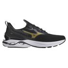 Tênis Mizuno Mirai 6 Corrida Preto e Dourado - Masculino