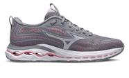 Tenis Mizuno Nitron 2 Feminino- Cinza-Rosa