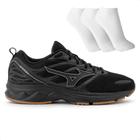 Tênis Mizuno Space 3 Unissex + 3 Pares de Meias