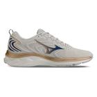 Tênis Mizuno Space 4 - Feminino - Bege-Dourado