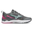 Tênis Mizuno Wave Eagle Feminino - Chumbo e Pink