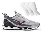 Tênis Mizuno Wave Endeavor Masculino + 3 Pares de Meias