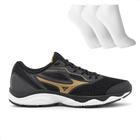 Tênis Mizuno Wave Hawk 4 Masculino + 3 Pares de Meias