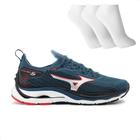 Tênis Mizuno Wave Mirai 5 Masculino + 3 Pares de Meias