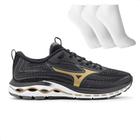 Tênis Mizuno Wave Nitron 2 Masculino + 3 Pares de Meias