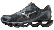 Tênis Mizuno Wave Prophecy 12S Cinza Chumbo