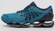 Tenis Mizuno Wave Prophecy 9 Azul e Roxo