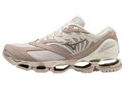 Tênis Mizuno Wave Prophecy LS Bege e Branco