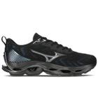 Tênis Mizuno Wave Stratos 2 Masculino Preto Azul