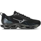 Tênis Mizuno Wave Stratos 2 - Masculino - Preto-Preto