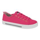 Tênis Moleca 5667.122 Flatform Cadarço Conforto Casual Leve Feminino