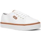 Tênis Moleca Casual Microperfuros Feminino - Branco