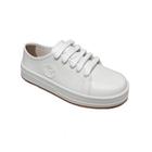 Tênis Moleca Casual Plataforma Napa Branco Feminino 5782.101