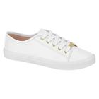 Tênis Moleca Feminino Virgínia Casual Baixo Conforto Branco