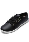 Tênis Moleca Preto Casual Feminino Baixinho Confortavel