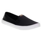 Tênis Moleca Slip On Napa Feminino Preto