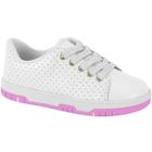 Tenis molekinha 2562.101 menina infantil branco