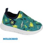 Tenis Molekinho Lycra Dinossauros 2147113 Multi Turquesa