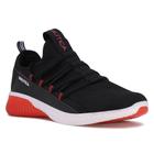 Tênis Nautica Masculinos Raso-Black Red 1-10.5 Athletic Lightweight