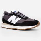 Tênis New Balance 237 Masculino - Preto e Cinza