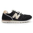 Tênis New Balance 373v2 Feminino Preto Dourado