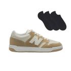 Tênis New Balance 480 Low Masculino + 3 Pares de Meias