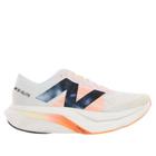 Tênis New Balance Esportivo Rebel V4 Branco/Laranja