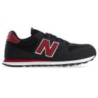 Tênis New Balance GM500 V2 Preto e Vermelho - Masculino