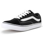 Tenis Old Masc/Fem School Preto com Branco Unissex 34 ao 43