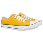 Tênis Old Star Tradicional Amarelo Casual Unissex Confortavel