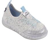 Tenis pampili sneaker luz prata 670035