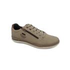 Tenis Pegada Casual Couro Masculino 119108 Areia