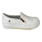 Tenis Plataforma Feminino Casual Kolosh em Couro Calce Facil