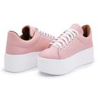 Tênis Plataforma Rosa Feminino Casual